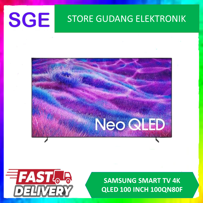 TV SAMSUNG 100QN80F NEO QLED 100 INCH 4K HDR W/ DOLBY ATMOS SMART TV 2025 QA100QN80FKXXD