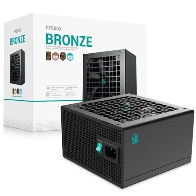PSU / Power Supply DEEPCOOL PF600X 80 Plus BRONZE 600W / 600 Watt