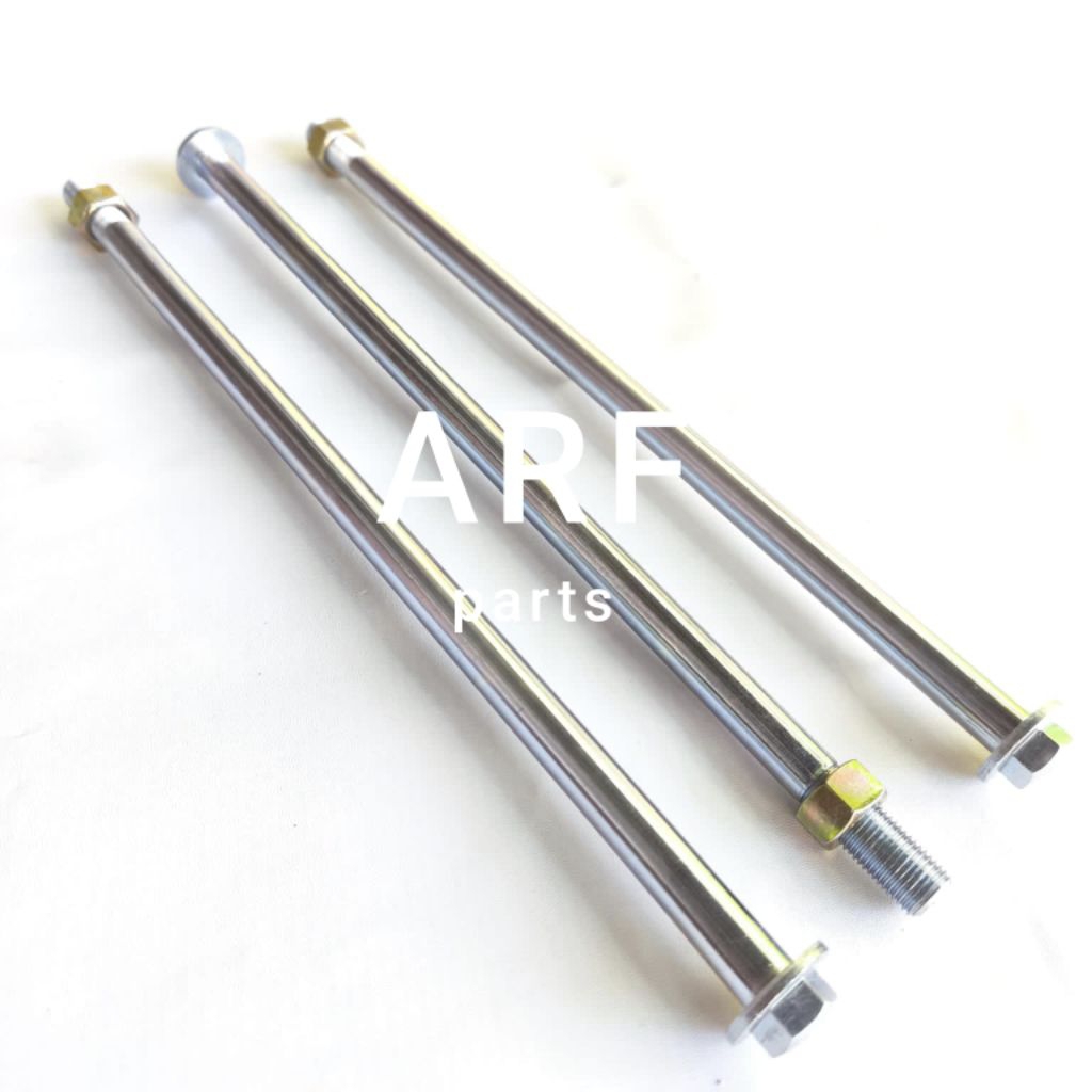 AS RODA DIAMETER 12MM PANJANG 30CM /AS RODA SUPER PANJANG SUPERTRACK 30CM /AS 12MM / PNP AS RODA ARM