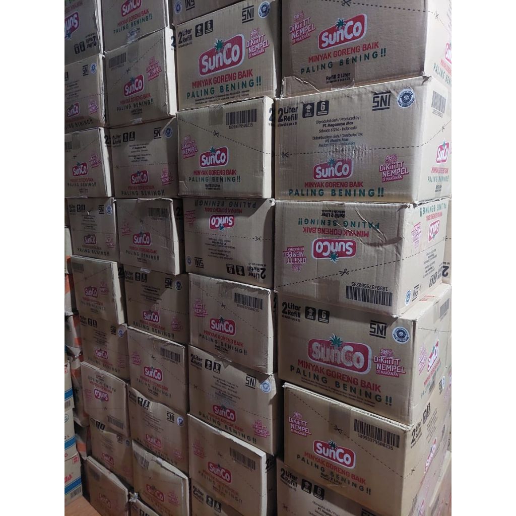 

paket Sunco minyak goreng 2liter 5dus