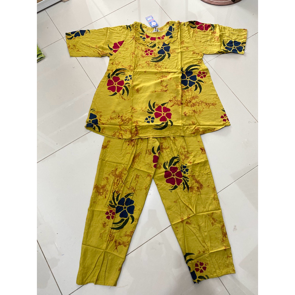 BATIK ALVIN | Setelan Celana Panjang Dewasa Tangan 3/4