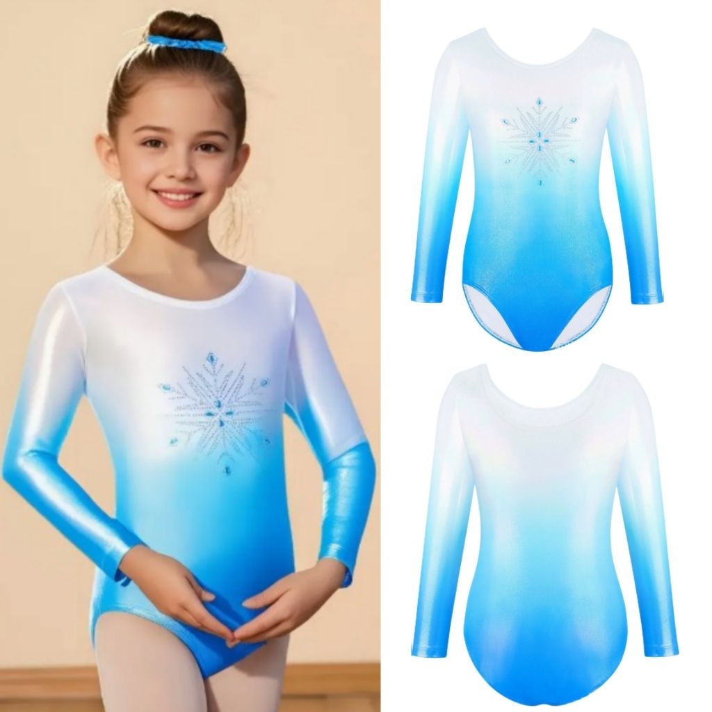 (READY STOCK 148) Baju Gymnastic leotard/ Leotard gymnastic Anak Perempuan