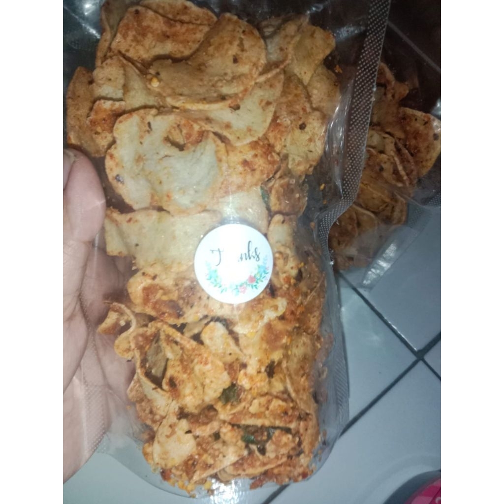

Basreng bumbu kacang 150g