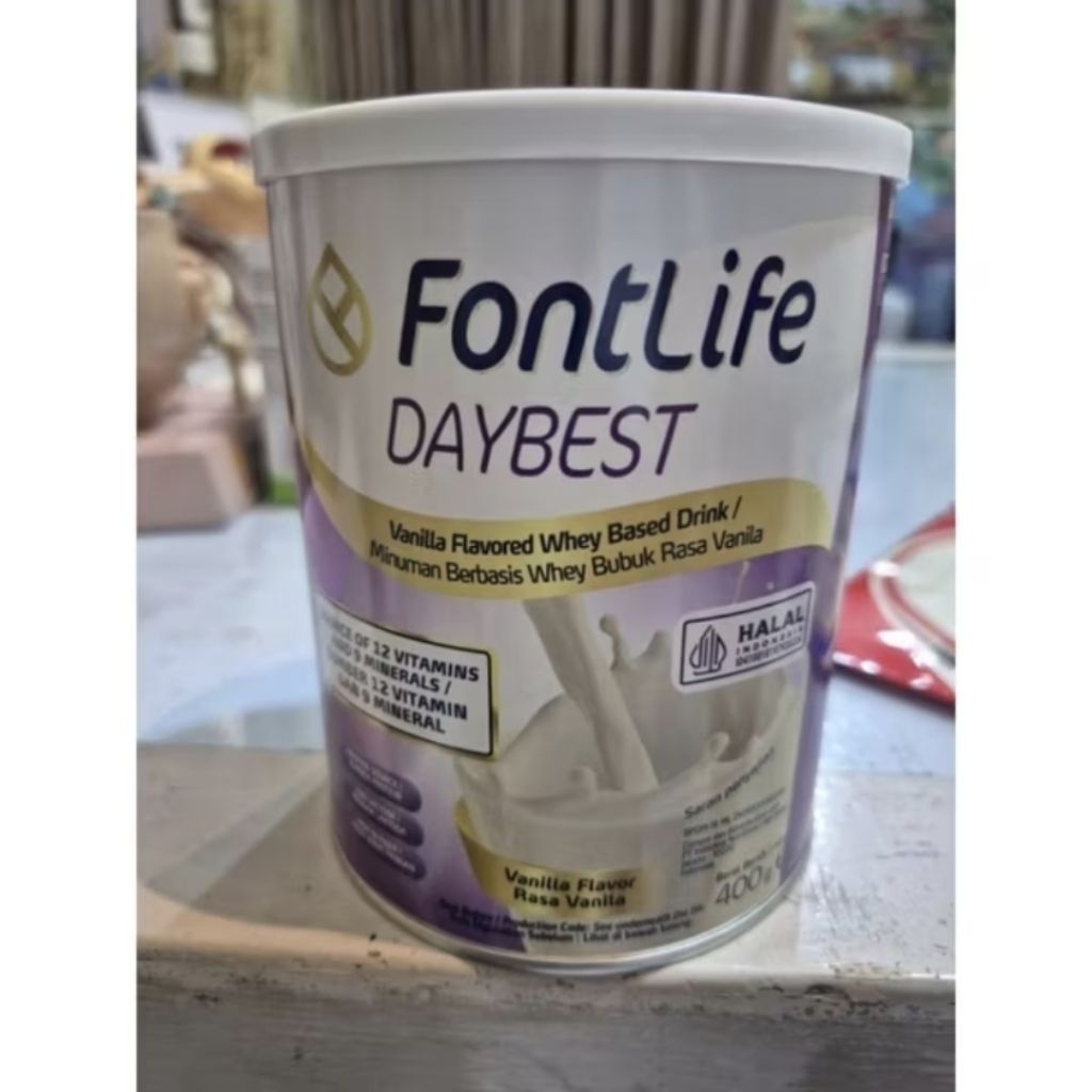 

SUSU FONTLIFE FONTACTIV DAYBEST 400GR NUTRISI PROTEIN BISA BUMIL DAN PENDERITA DIABETES