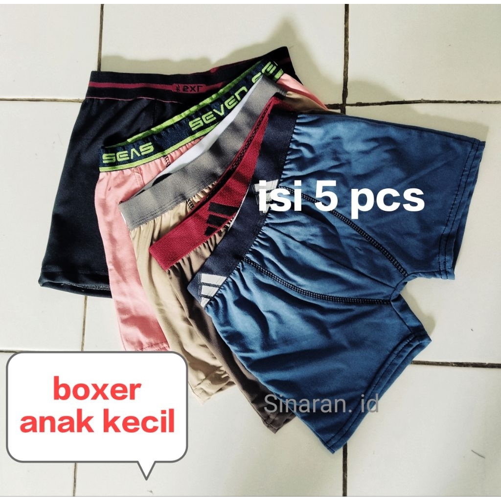 celana dalam/cd boxer anak isi 5pcs