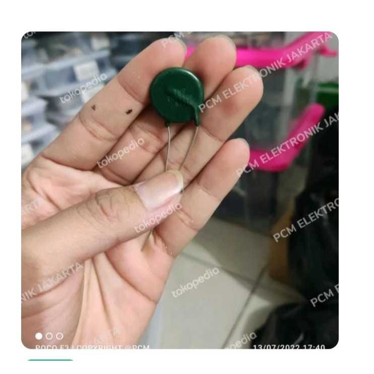 RH9609 mov varistor 20v390k 20d390 anti petir 24v tegangan maksimal 25v by PCM LTC GLODOK