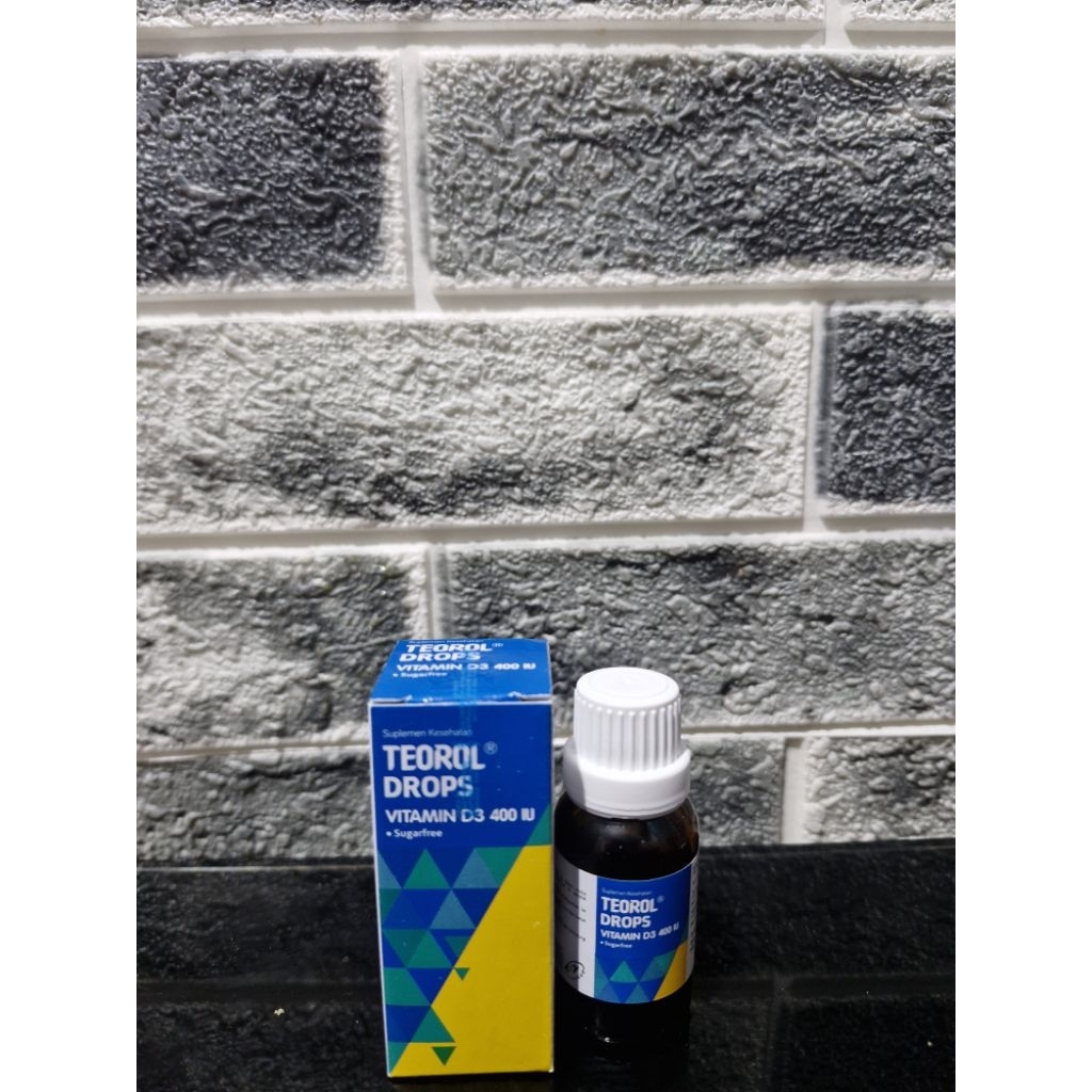 TEOROL DROPS VITAMIN D3 400 IU - Suplemen Vitamin D Bayi dan Anak