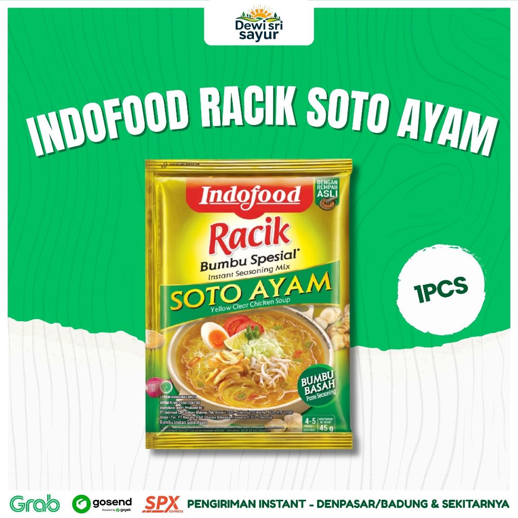 

Indofood Racik Soto Ayam 1 pcs – Dewi Sri Sayur
