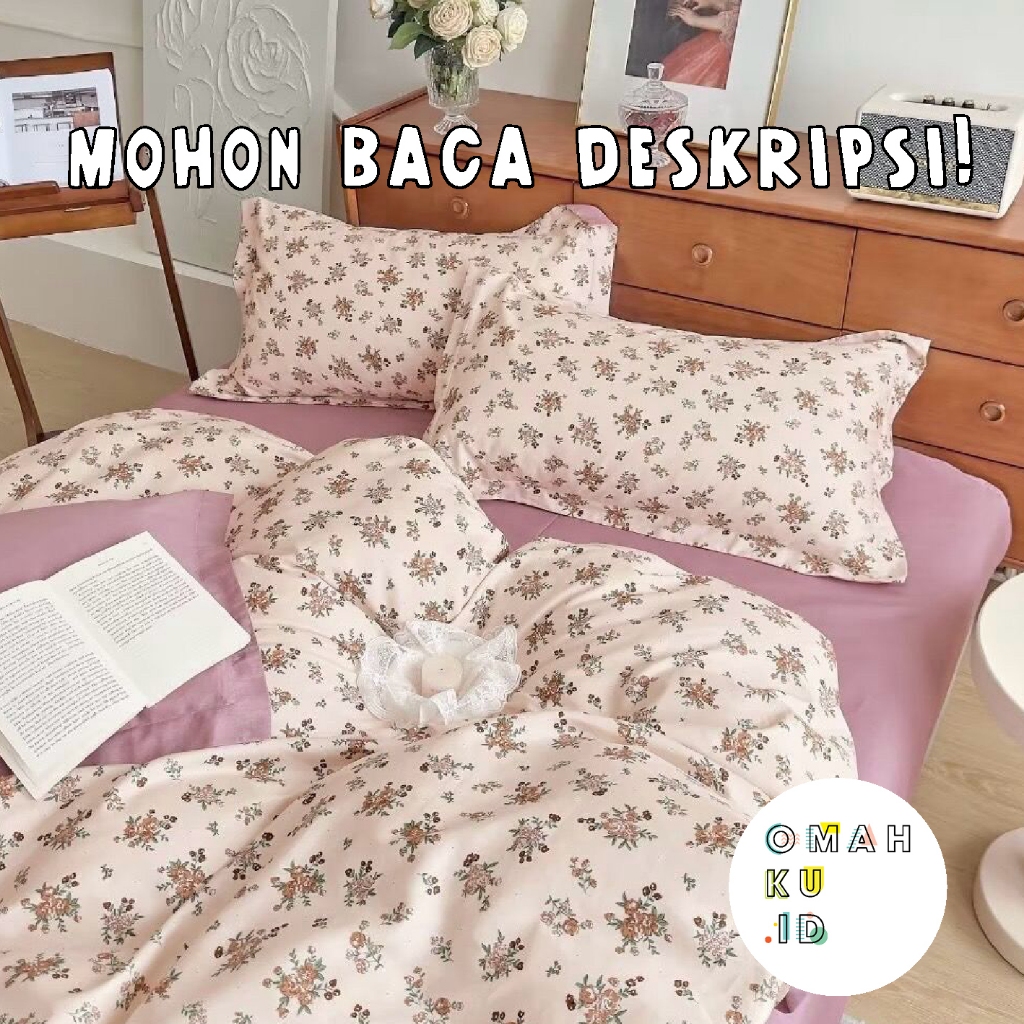 SPREI KATUN JEPANG FLORAL