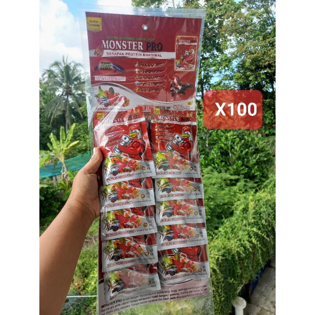 Monster Pro 100 Renceng by Sasana Ngapak Purwokerto