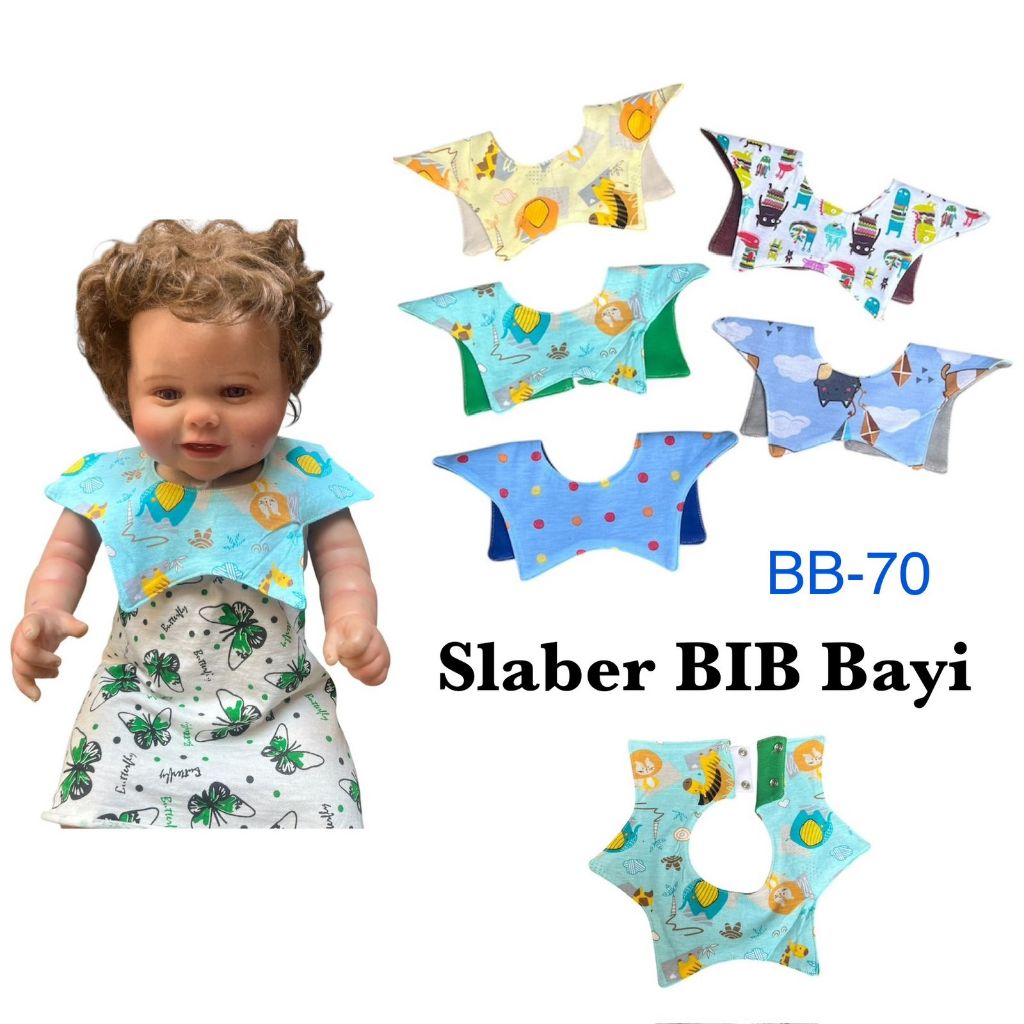 Slaber Bayi Slaber Makan Bayi Slaber Slaber Kain Celemek Bayi Celemek Makan Bayi BB-70