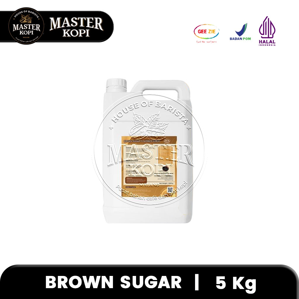 

Brown Sugar Syrup GEEZIE Signature Sirup Gula Gee Zie Brown Sugar Cair Jerigen 5 Kg