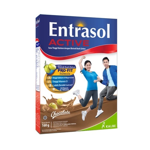 

Entrasol Active Coklat, Vanila 160gr