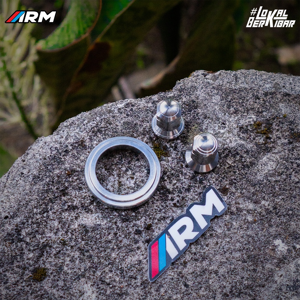 ARM PAKETAN PAKING KNALPOT + MUR NUT KNALPOT FULL CNC