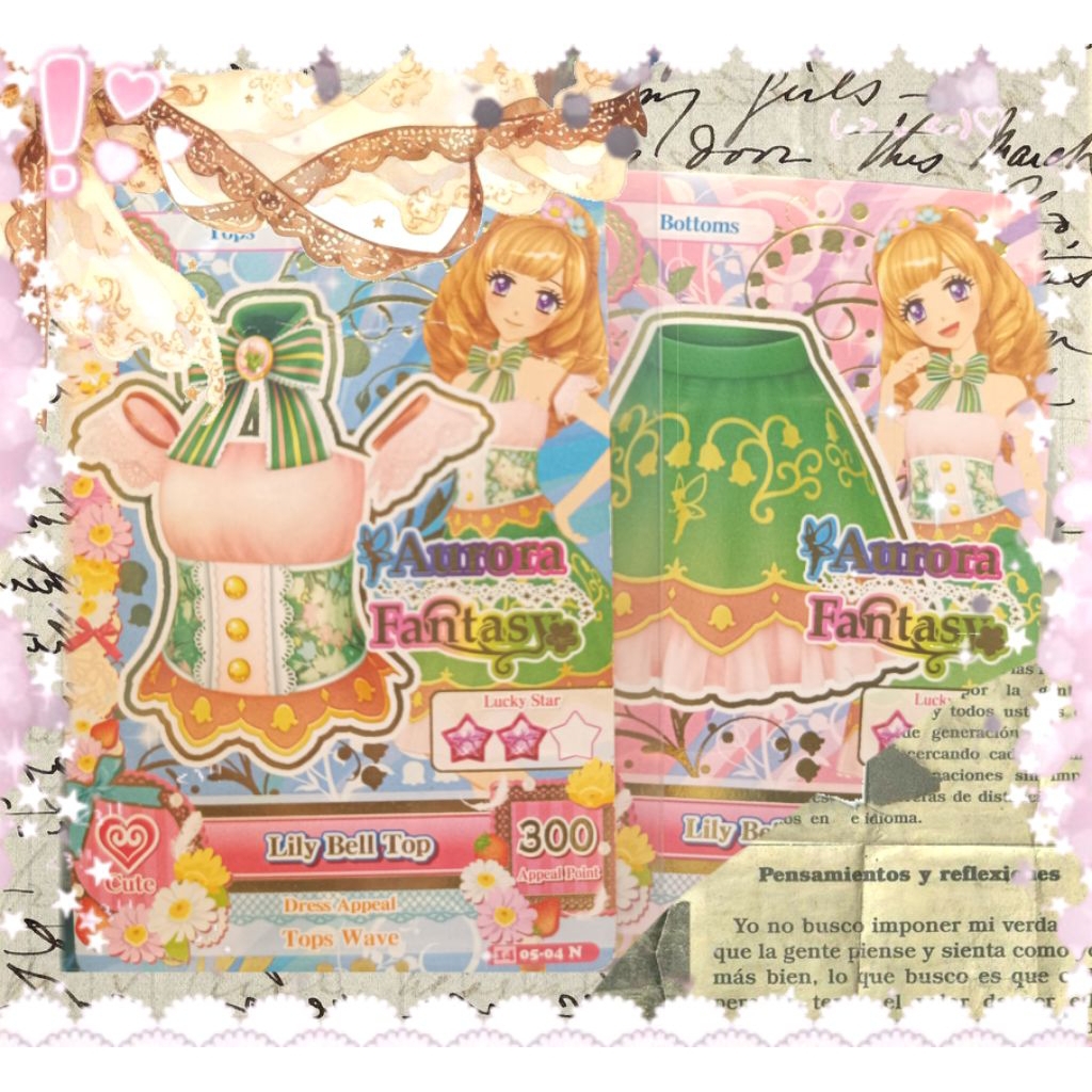[ Aikatsu ] Maria: Lily Bell Coordination ( リリーベルコーデ )
