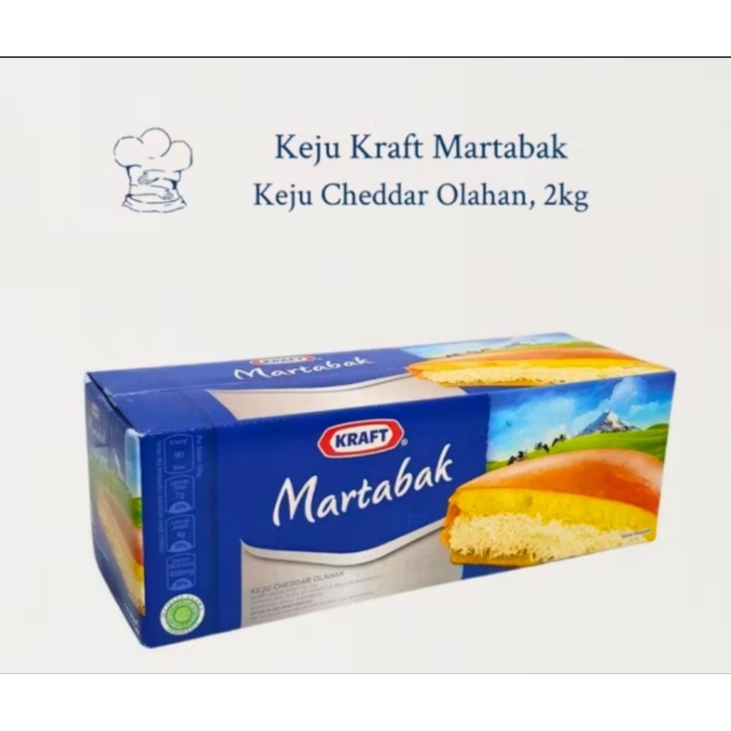 

Keju Kraft Martabak 2kg Murah asli Exp Mar 2026