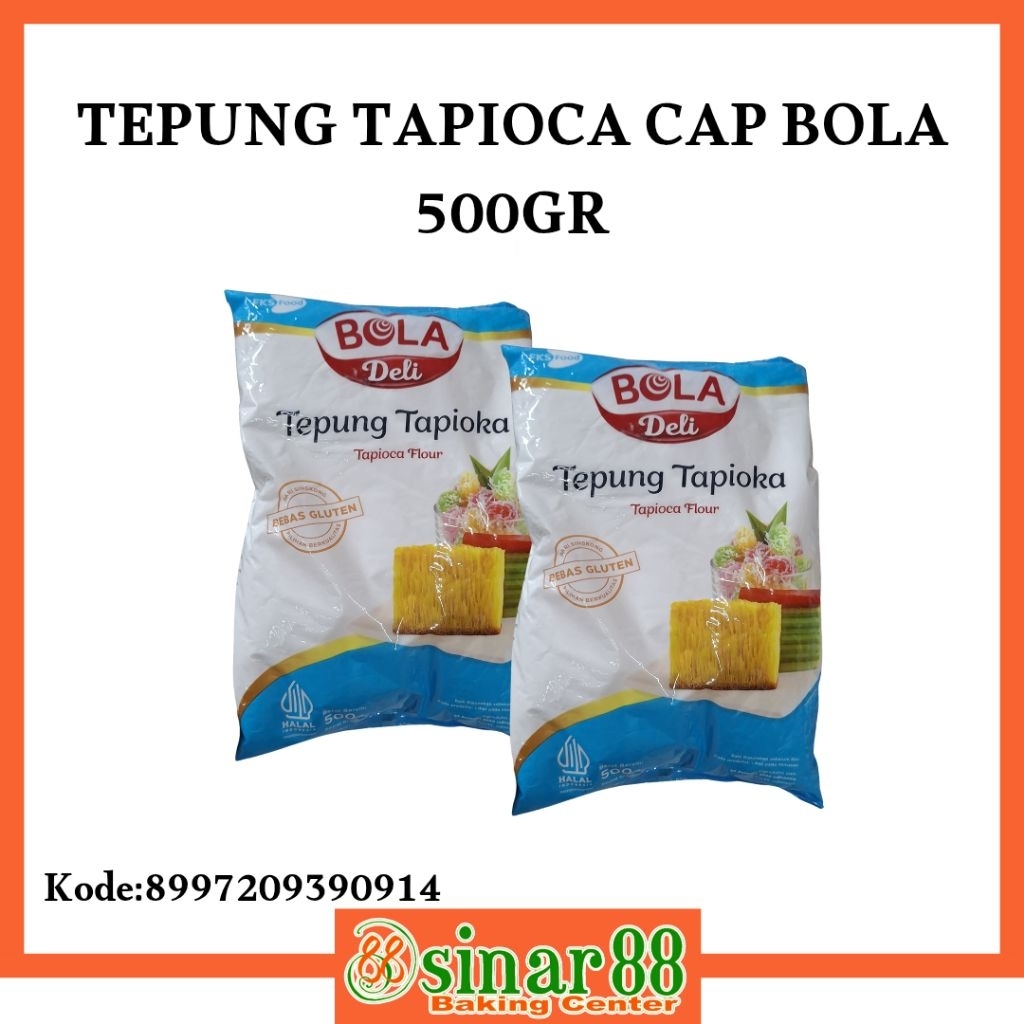 

TEPUNG TAPIOKA CAP BOLA 500GR
