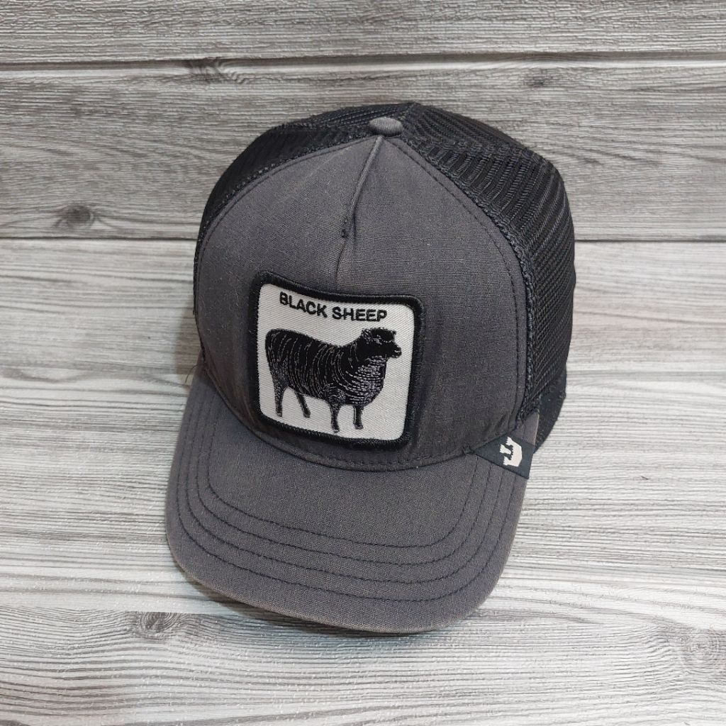 topi trucker goorin bros black sheep original