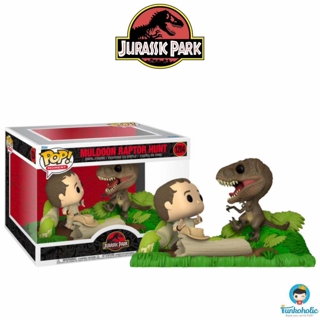 Funko POP Moment Movies Jurassic Park - Muldoon Raptor Hunt #1204