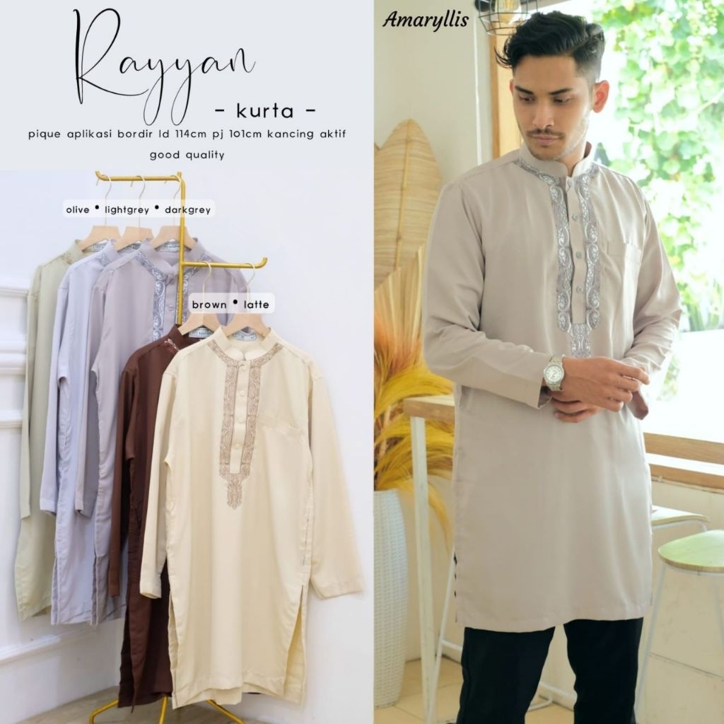 ELSIRESTORE.ID (READY STOCK) Kurta Lengan Panjang Jumbo Koko Habibi HNA Solo