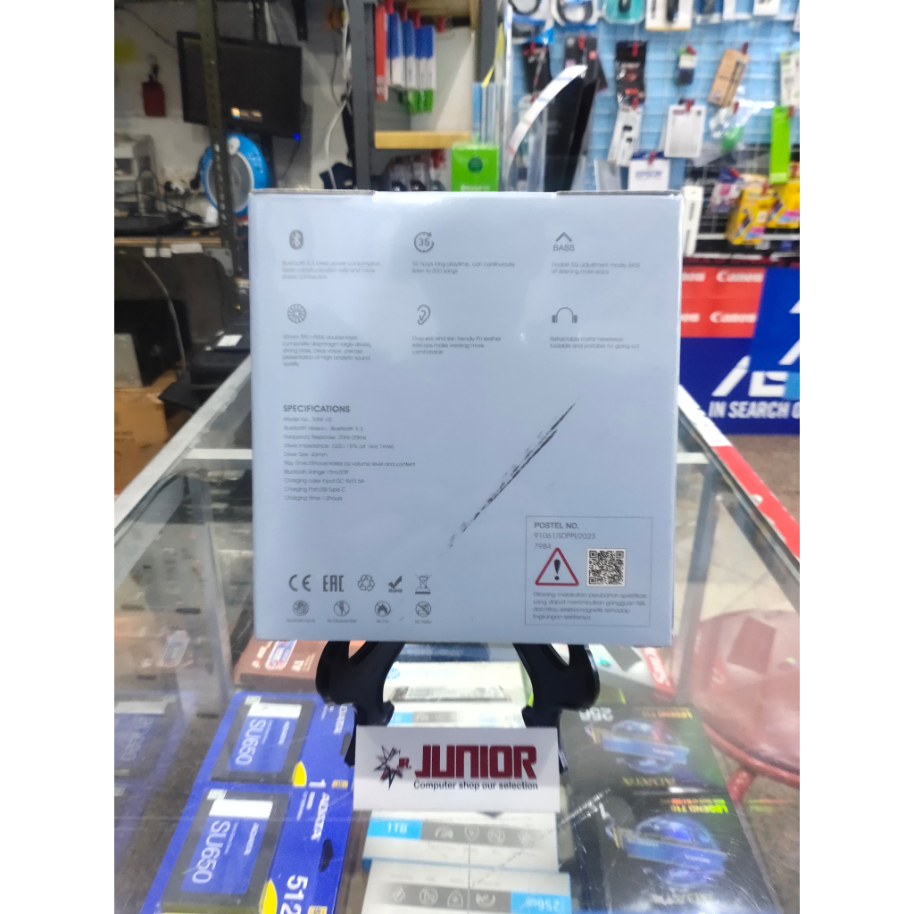 WIRELLES BLUETOOTH HEADSET ACOME TUNE H2