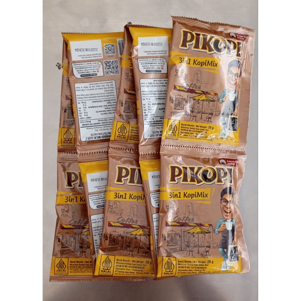

Pikopi 3in1 kopimix renceng 10 sachet