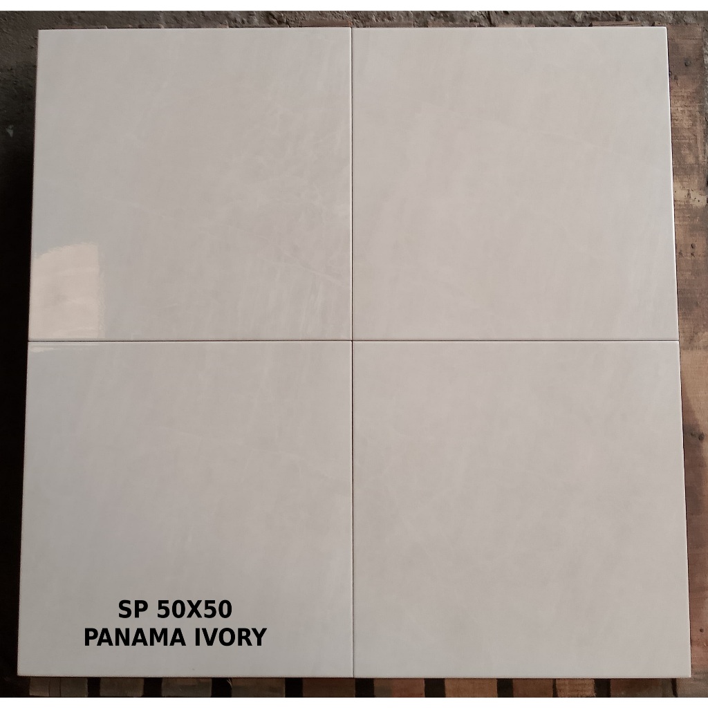 Keramik lantai 50x50 Sun power Glossy Panama Ivory kw A keramik lantai 50x50 keramik 50x50 keramik 5