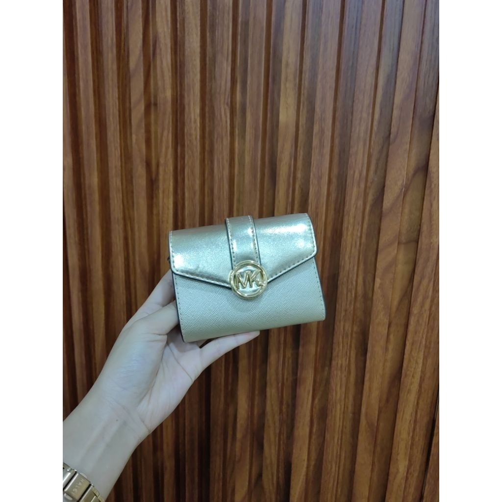 Michael Kors Medium Wallet Safiano Pale Gold