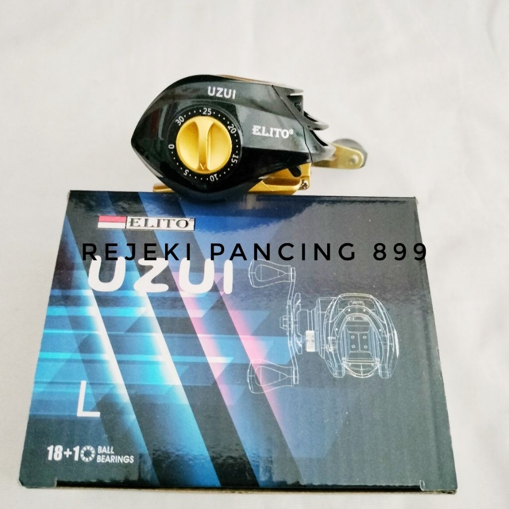 Reel BC Clicker Drag Elito Uzui/reel Bc Clicker murah/ Baitcasting kliker murah / reel bc kliker