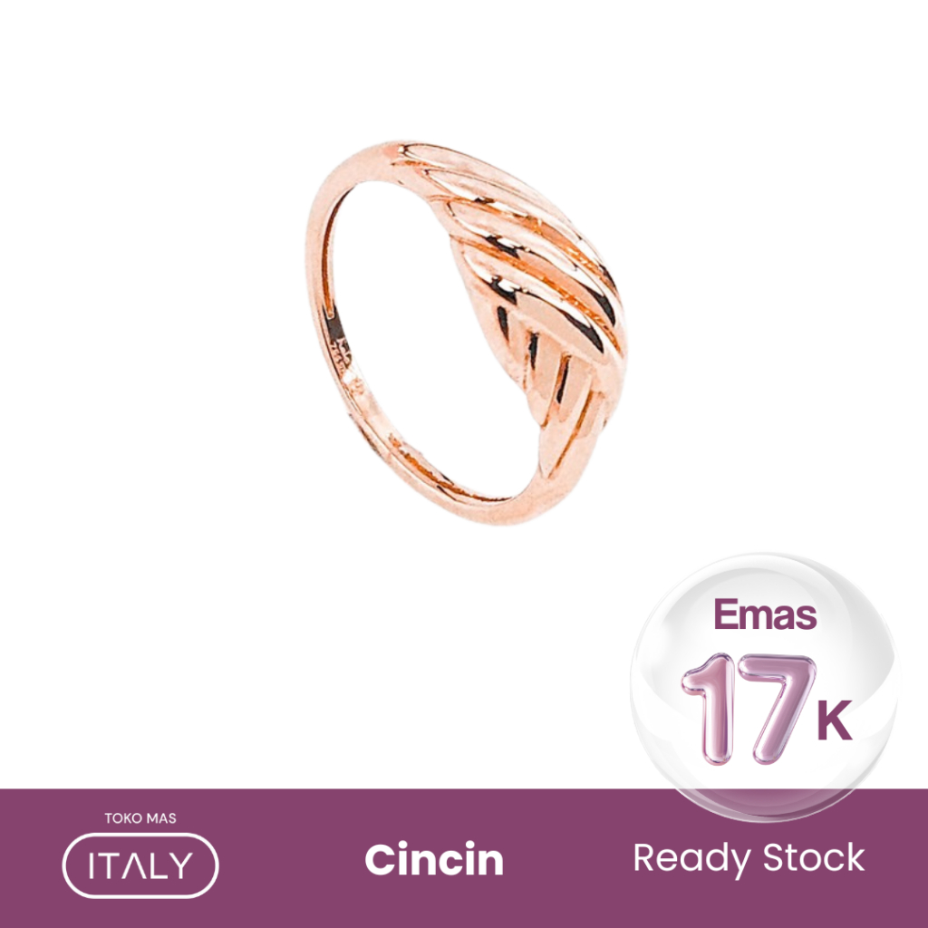 CINCIN EMAS CROISANT ROSE 750 17K