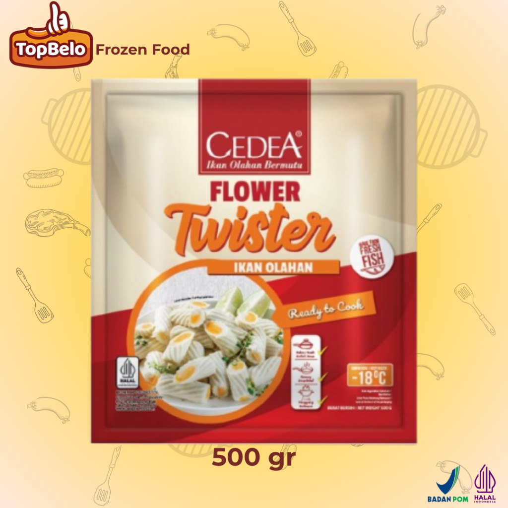 

Cedea Flower Twsiter 500gr - Top Belo Frozen Food