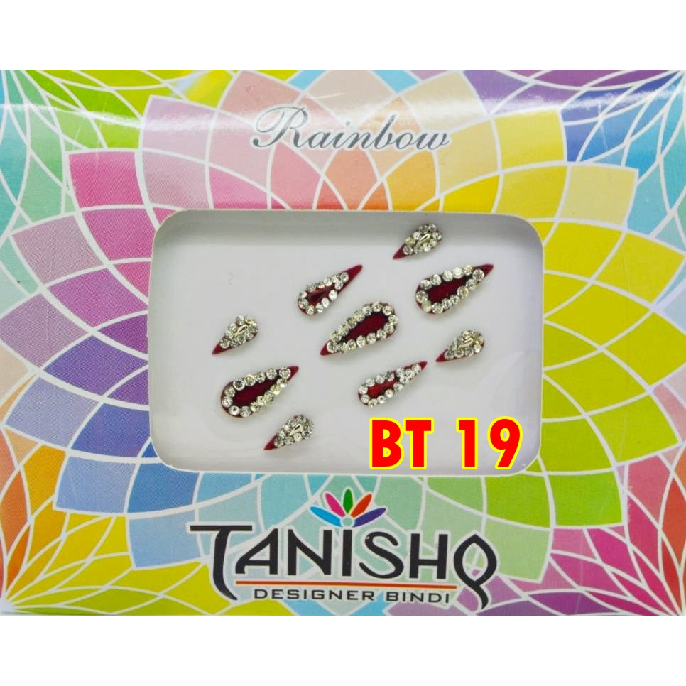 TILAK Bindi MAROON, MIXCOLOR / Hiasan Kening Dahi India