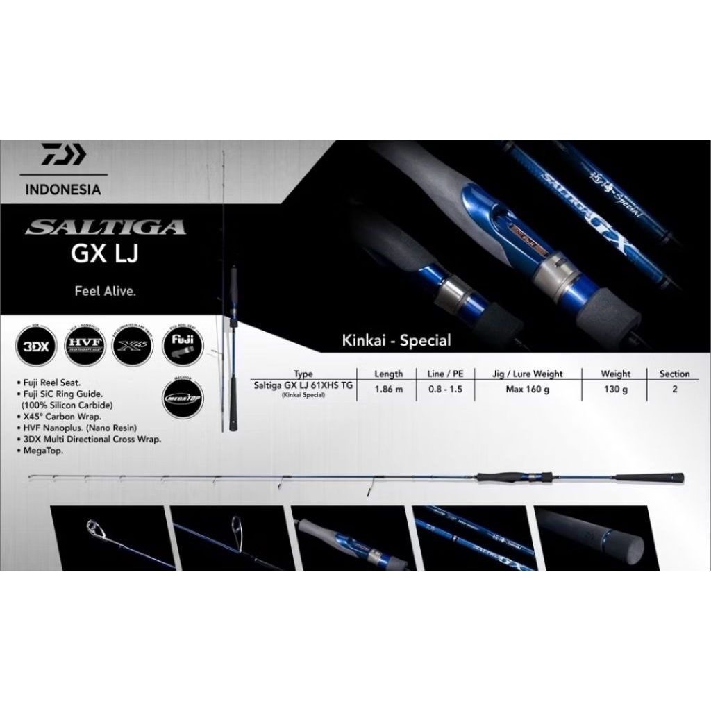 JORAN DAIWA SALTIGA GX LJ KINKAI SPECIAL ORIGINAL