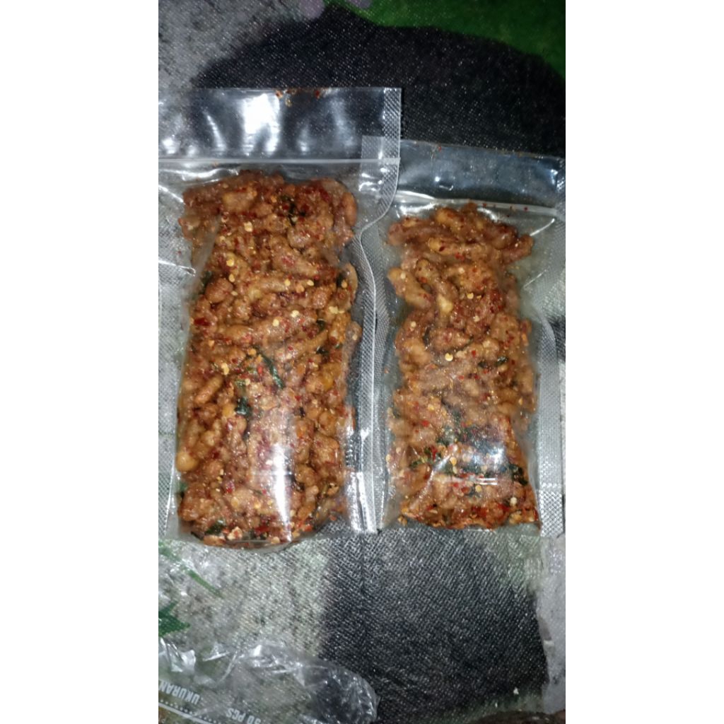 

Usus crispy ori/pedas daun jeruk