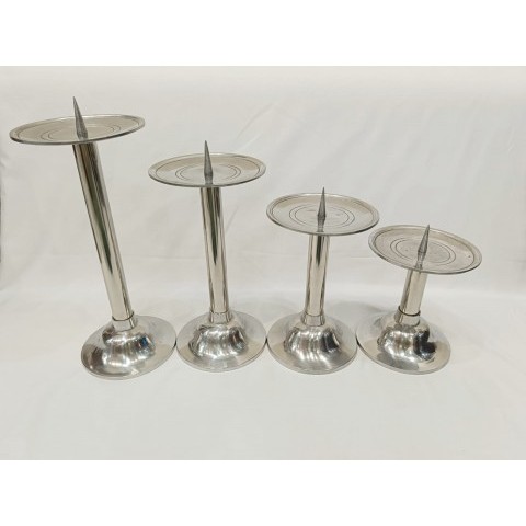 Yeraya Tempat Lilin Altar Aluminium Tinggi Kandelar Altar Gereja Wadah Lilin Gereja Tempat lilin ger