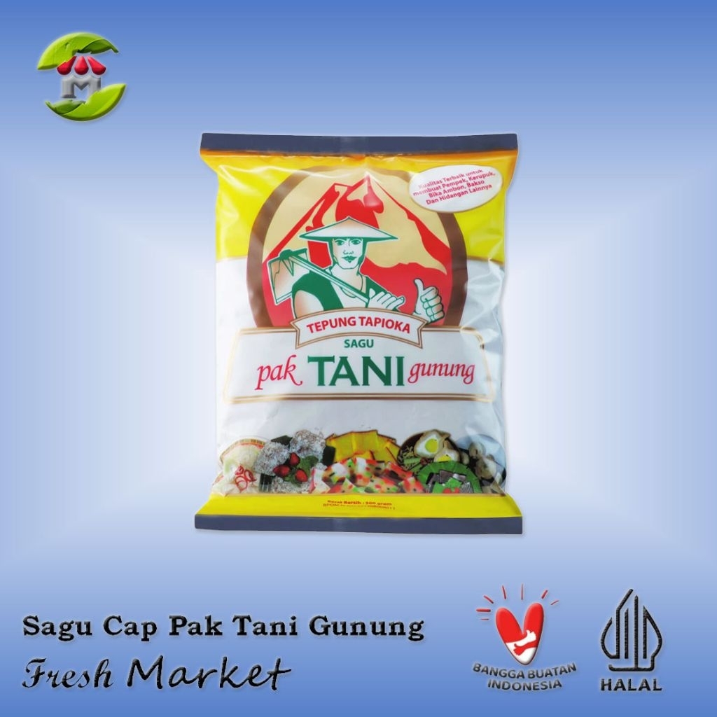 

[BOGOR] Rose Brand Tepung Tapioka Cap Pak Tani Gunung 500gr