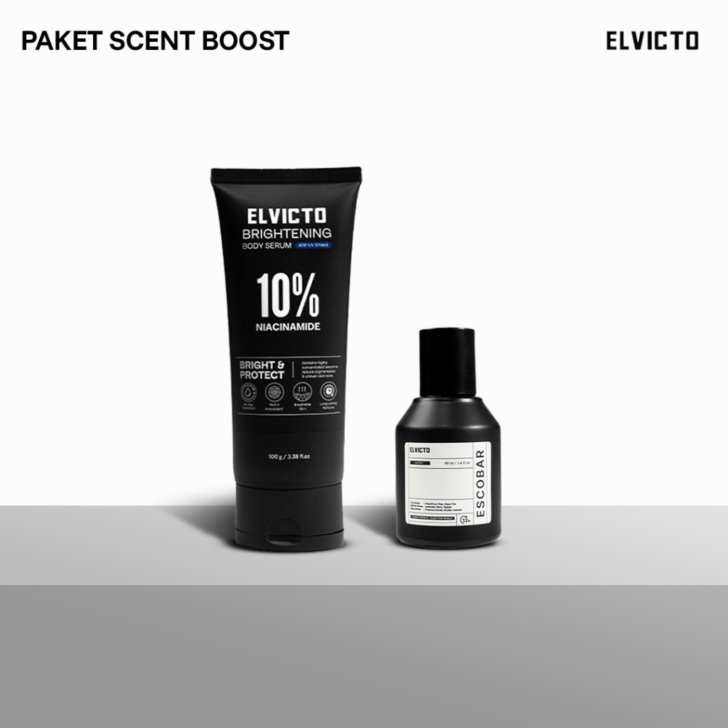 ELVICTO PAKET SCENT BOOST | Brightening Body Serum & Escobar Extrait de Parfum