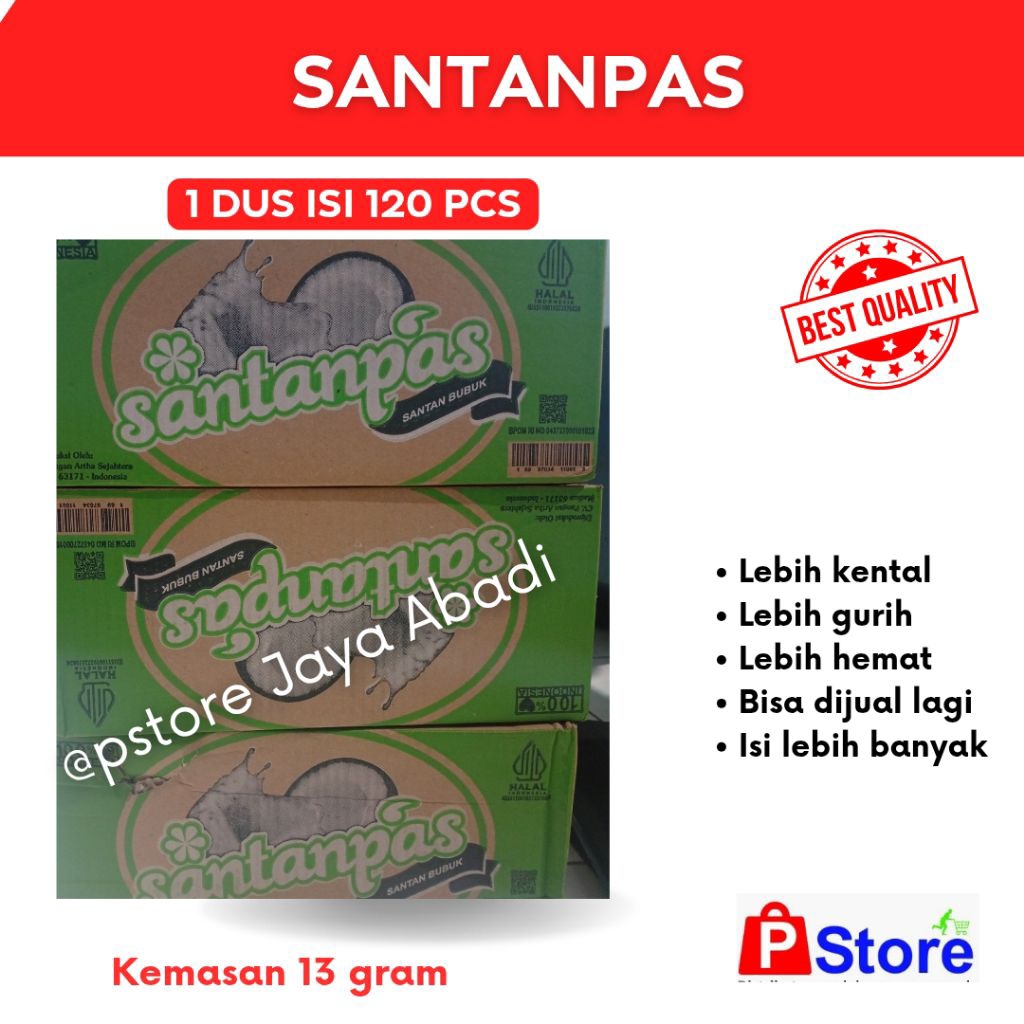 

1 DUS SANTANPAS BUBUK 120 sachet { EXP 2027/ 07 / 07 )