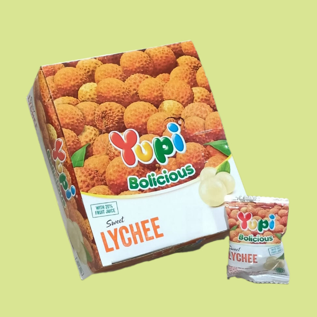 

Yupi Bolicious Lychee 5 gram (24 pcs/box)