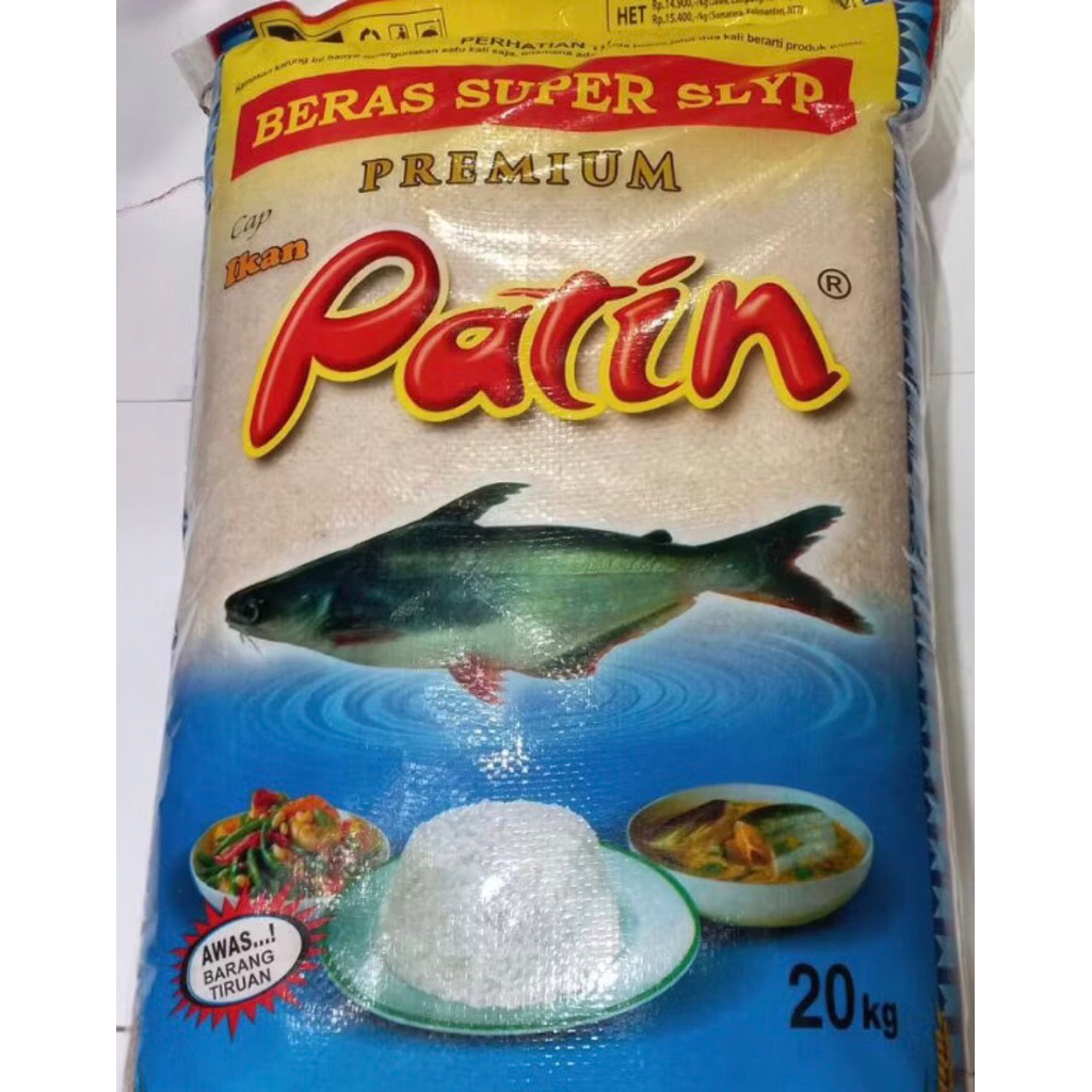 

Beras cap ikan patin beras premium ikan patin 20kg