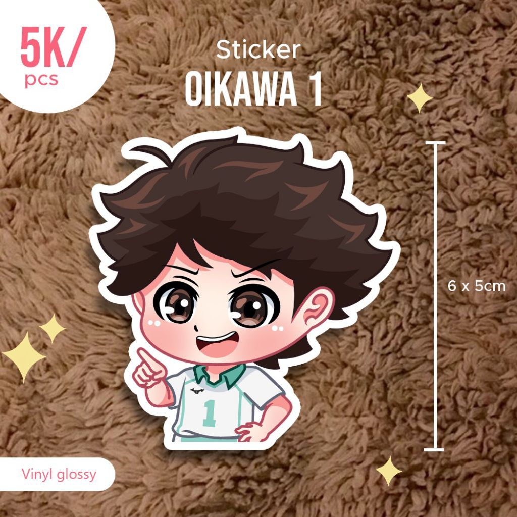

Stiker oikawa anime haikyuu anti air vinyl glossy