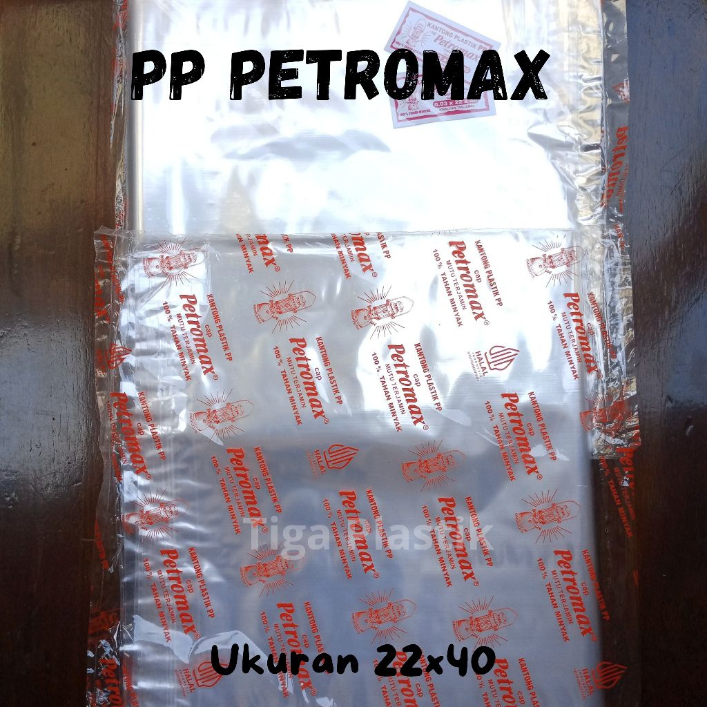 Plastik PP Bening Petromax 22x40