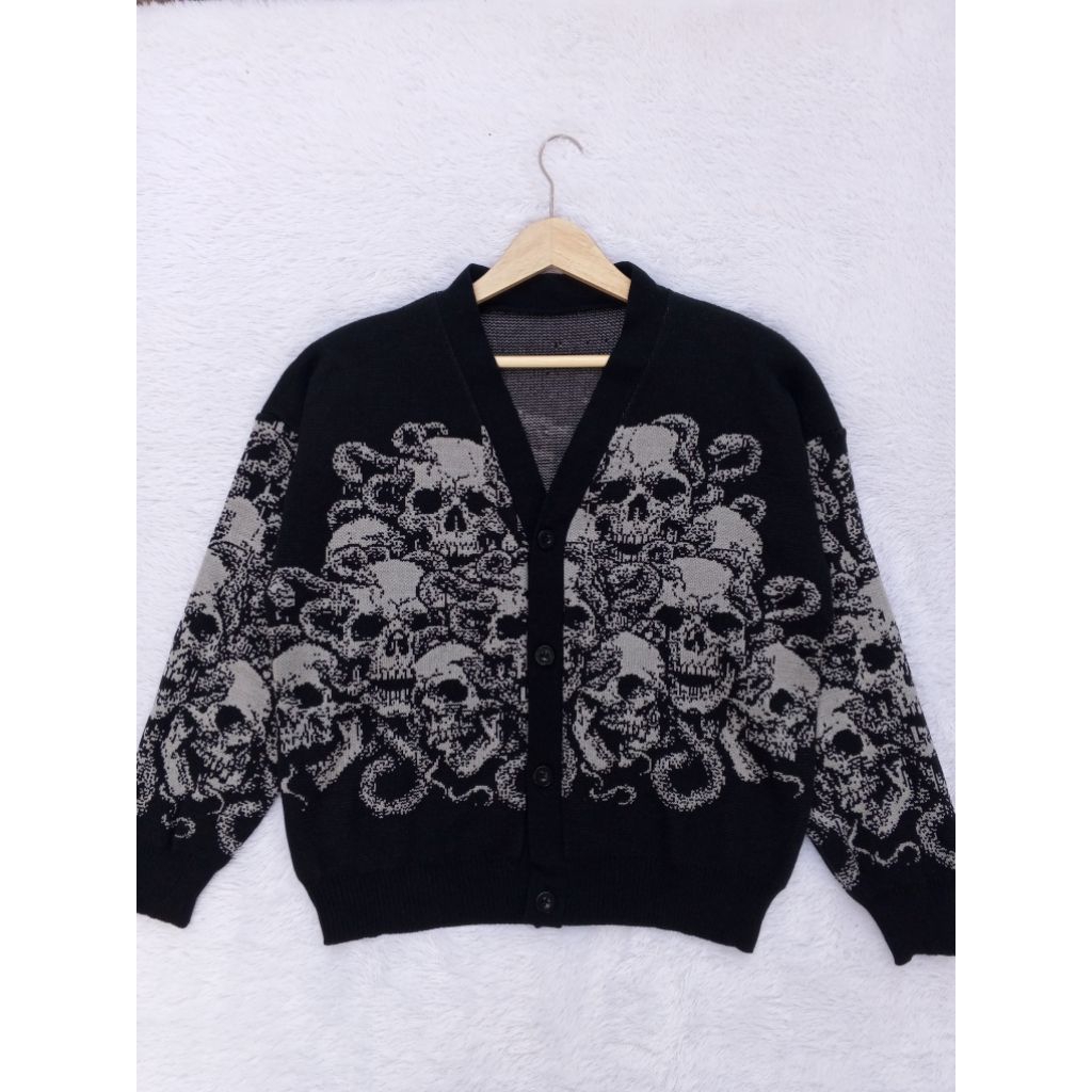 SWEATER / CARDIGAN RAJUT / SKULL SNAKE / KJR KNITWEAR