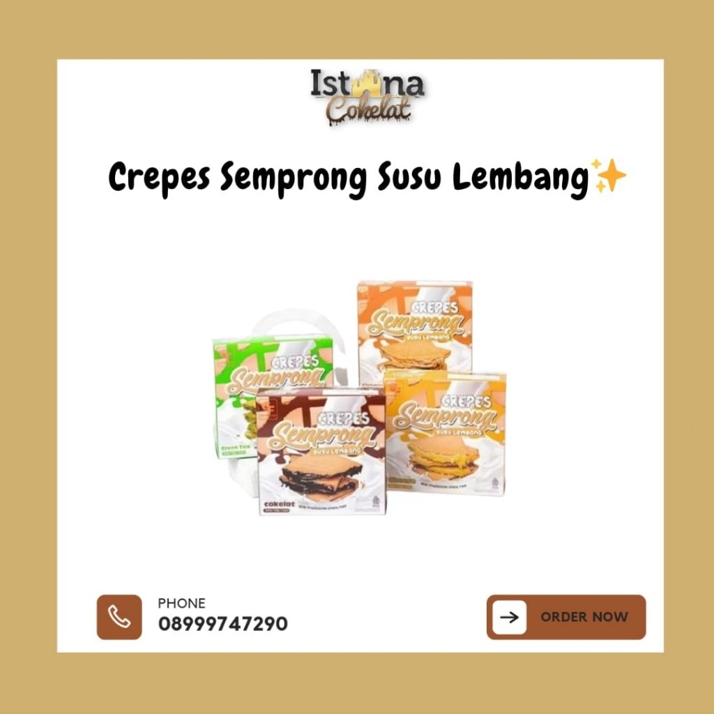 

Crepes Semprong Susu Lembang