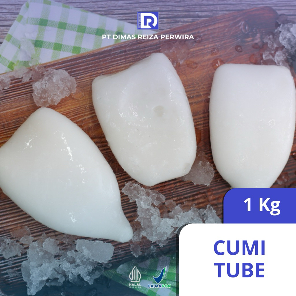 

drpseafood Cumi Tube / Squid Tube Fresh Frozen Beku Premium