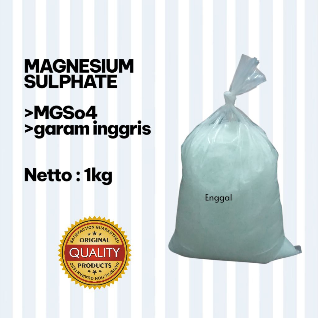 

magnesium sulphate/garam inggris/MGSo4 @1kg