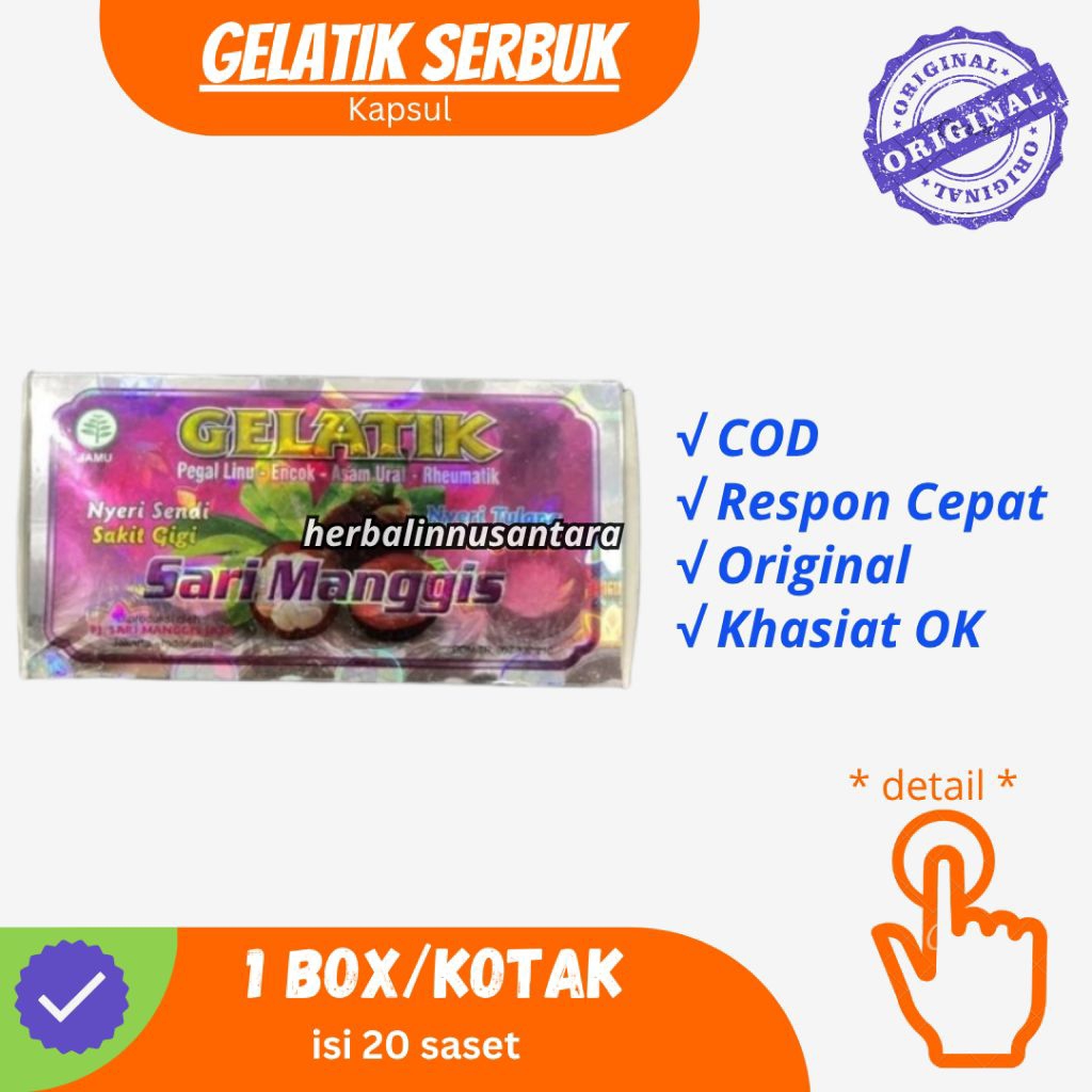 

kapsul gelatik original 1 kotak
