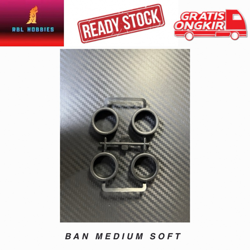 Tamiya Ban Medium Soft Original Loose Kit Mini4WD