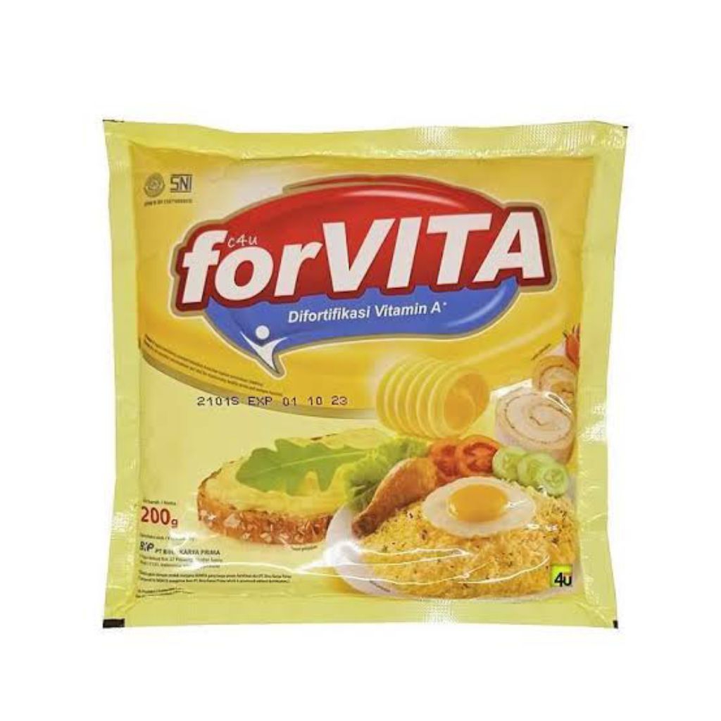 

Mentega Forvita kemasan 200gr