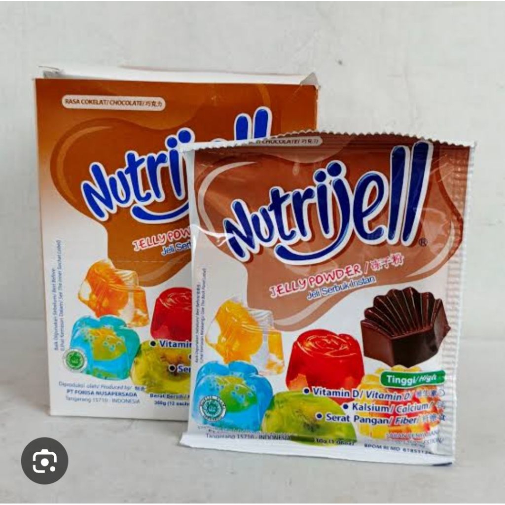 

Nutrijell Coklat / Bubuk Agar ,Jelly, Pudding Instant Nutrijell